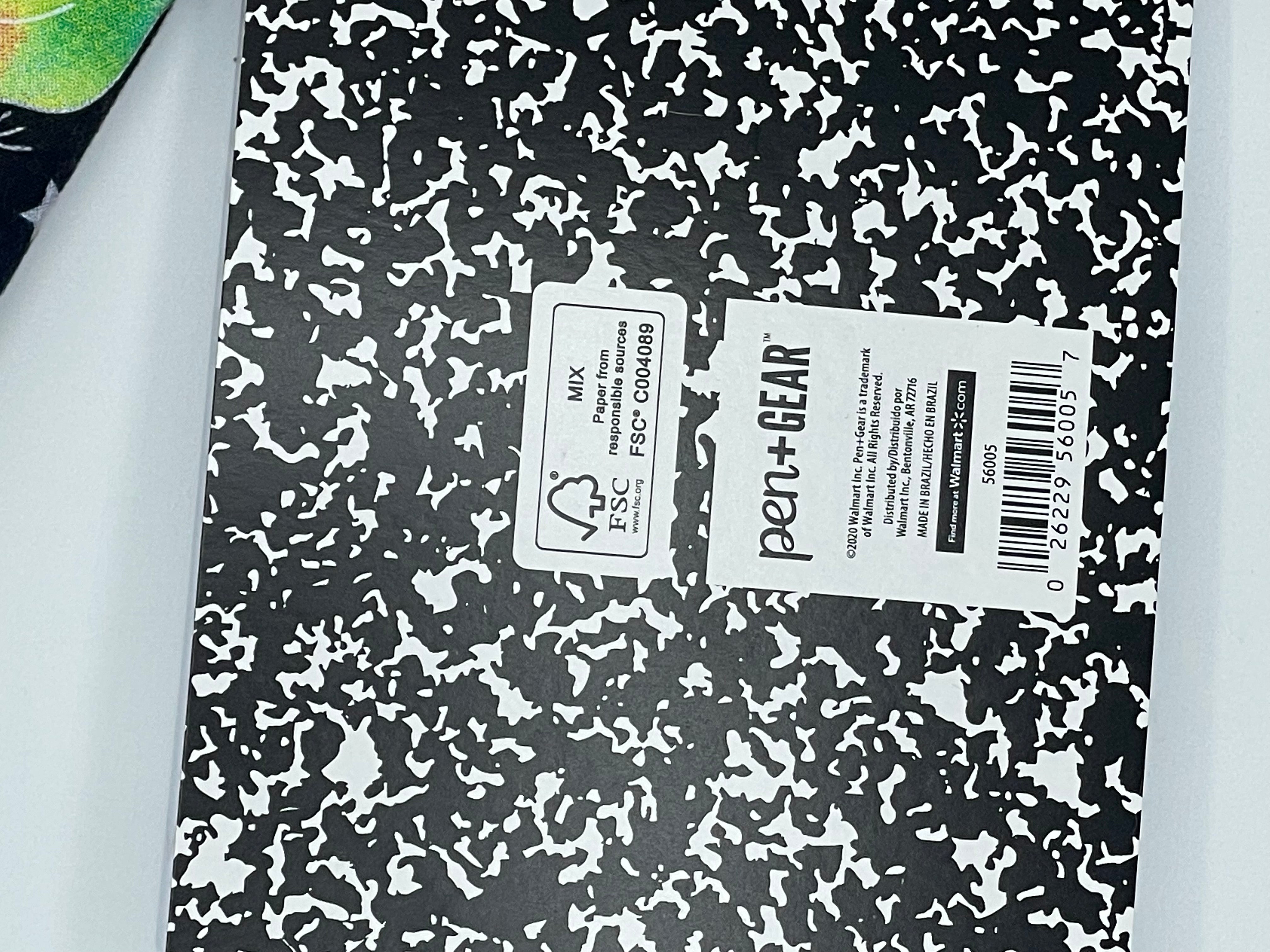 Half Composition Notebook Fabric Cover