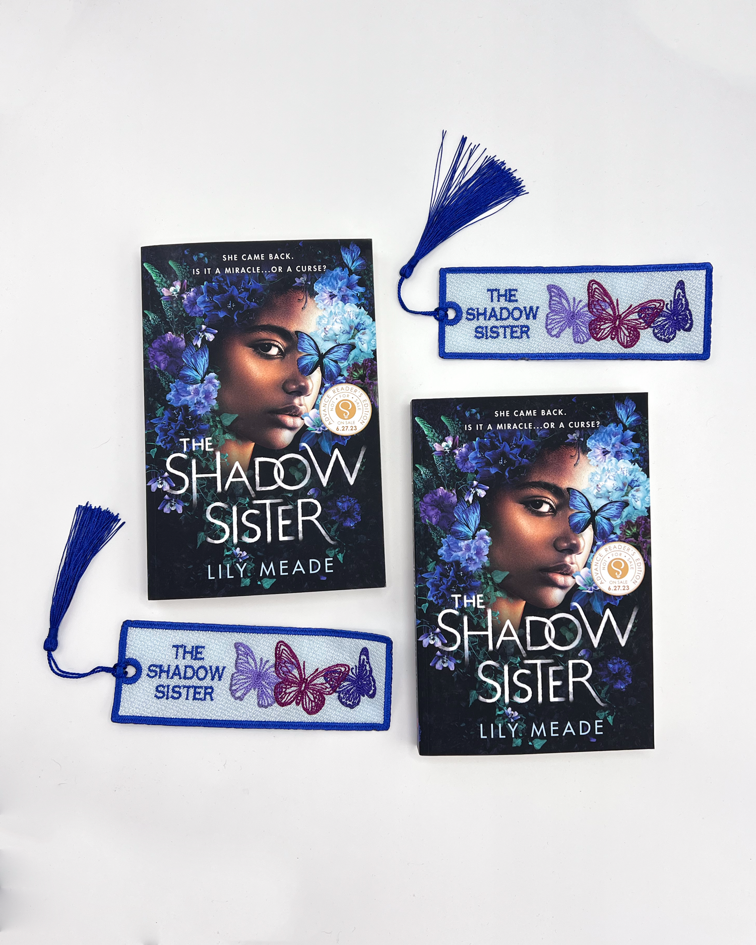 The Shadow Sister Butterfly Bookmark