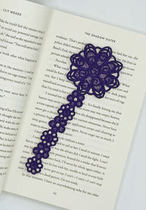 Flower Wand Lace Bookmark