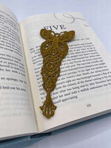 Gold Butterfly Bookmark