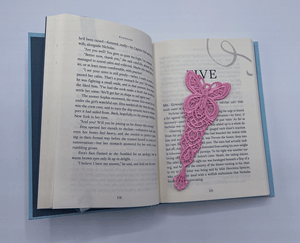 Pink Butterfly Bookmark