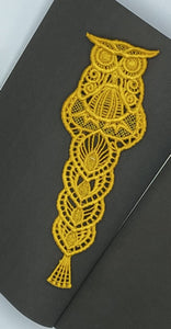 Owl Free Standing Lace Bookmark