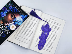 3 Butterfly One Color Lace Bookmark