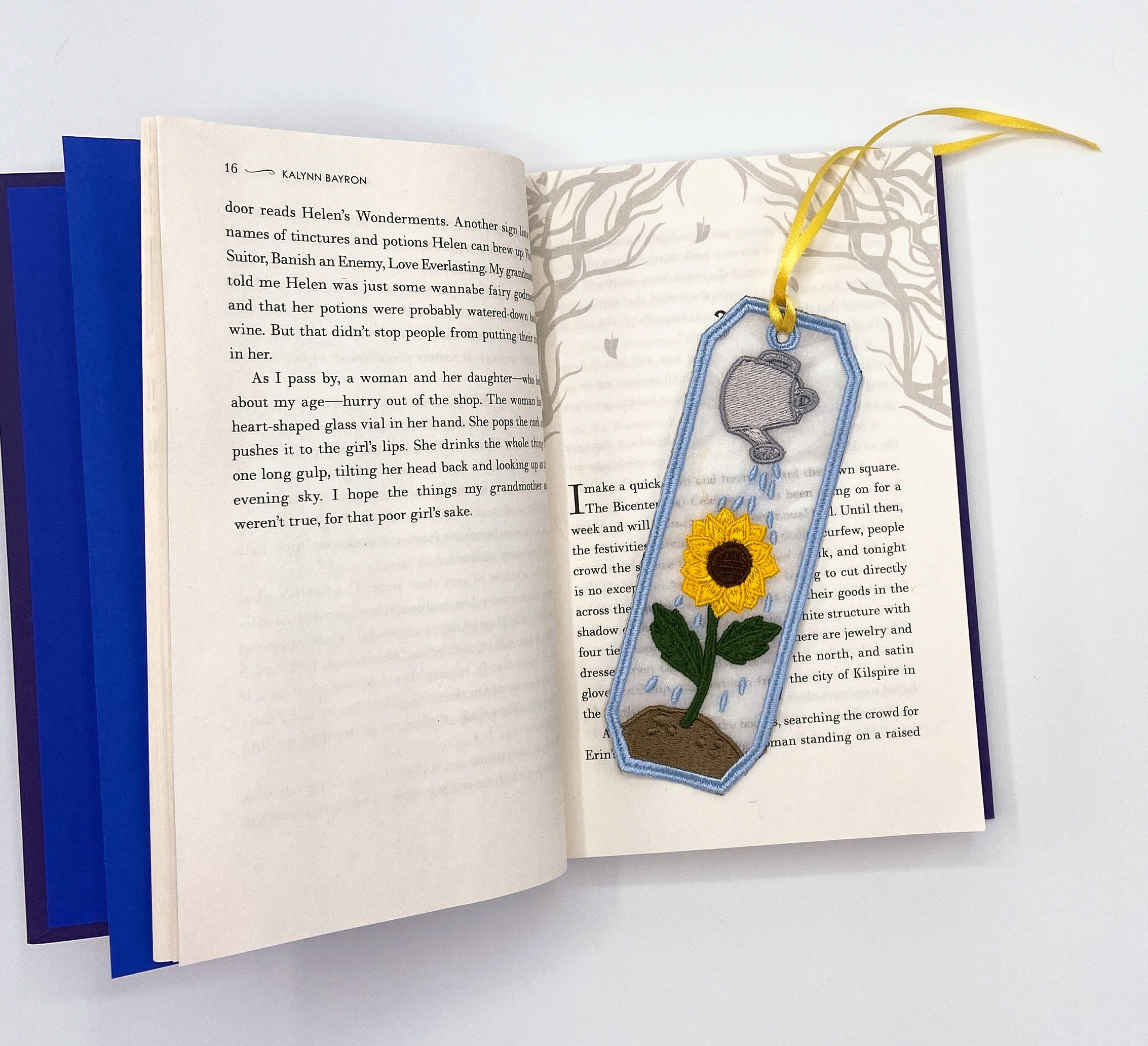 Watering a Sunflower  Bookmark